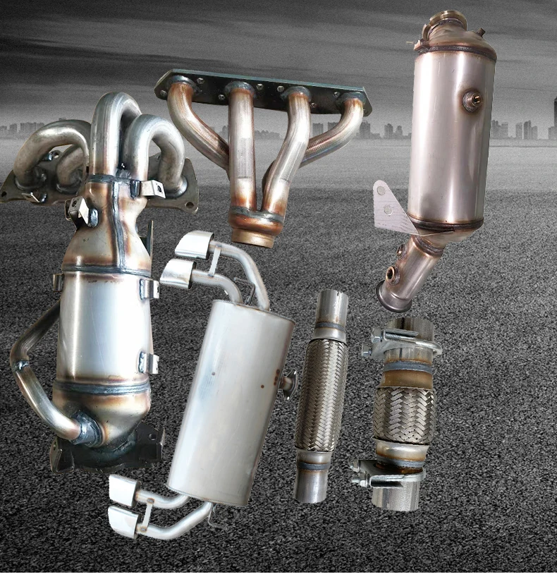 XG-AUTOPARTS прямой покрой 2010-12 Toyota 4runner V6 4.0L подходит для FJ Cruiser выпускной коллектор каталитический преобразователь в сборе