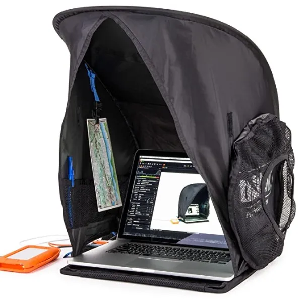 Custom Portable Sunvisor Weather Protection Suitcase for Laptops Tablets Mobile Laptops Sunvisor
