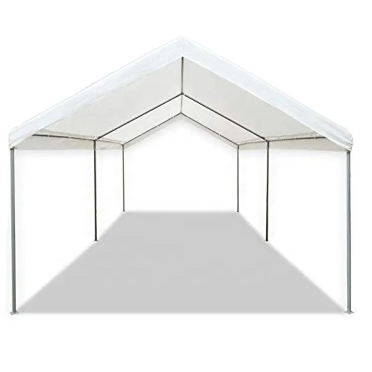 10 x 20-Feet Waterproof Carport 8 Steel Leg Outdoor UV Protected Large Portable Storage Shelter Sports Wedding Canopy Tent