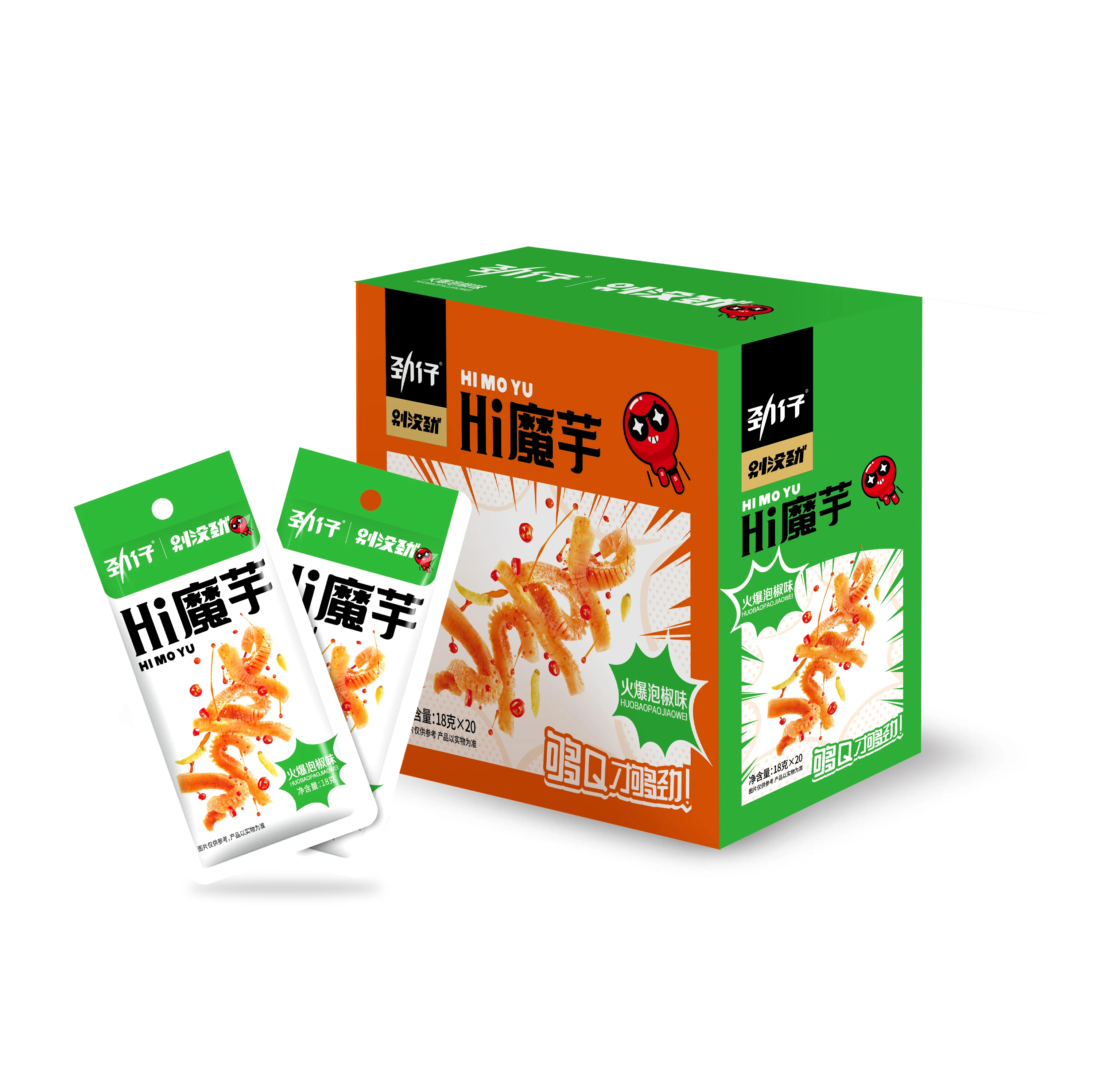 healthy spicy and delicious  food casual Chinese snack food konjac  low calories zero fat