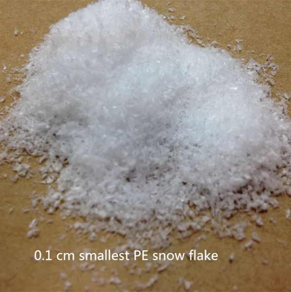 Artificial Snow Flake PE material Plastic Snowflakes For DIY Christmas Decoration Or Winter Holiday Decoration
