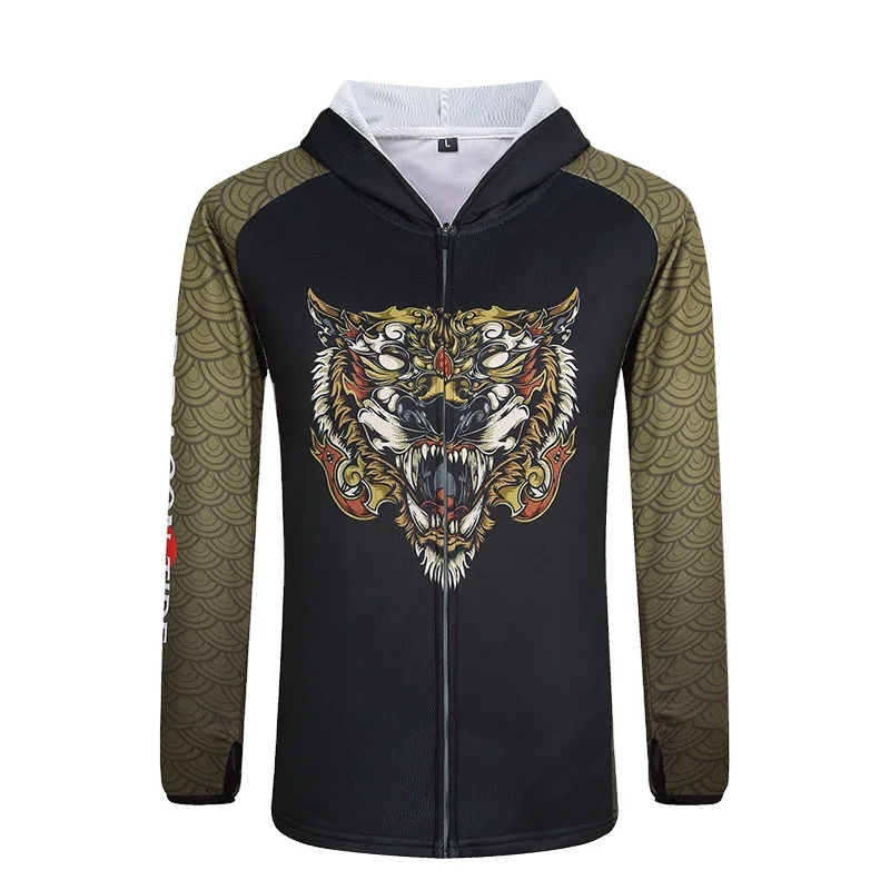 Outdoors Quick Dry Long Sleeve UV Protection SPF 50+ customized sublimated  fishing custom shirts/fish shirt