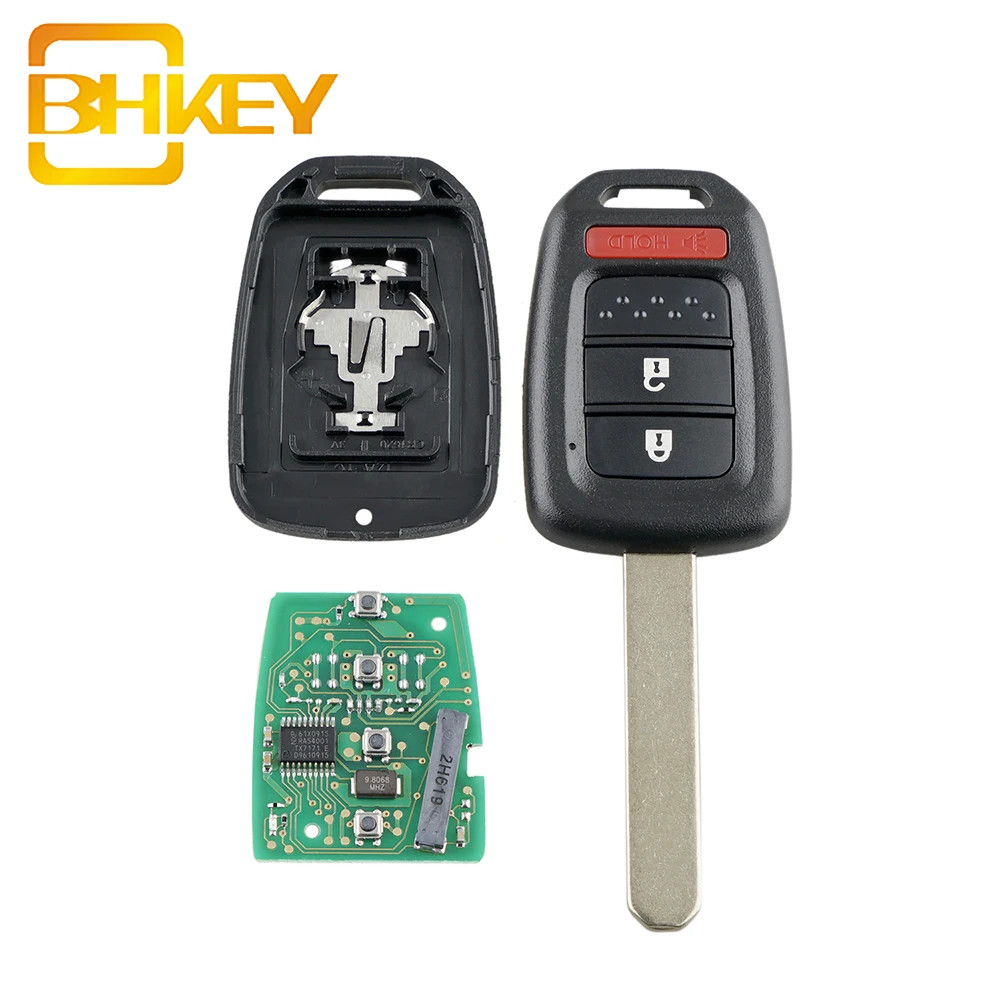 2+1 Buttons 313.8Mhz 7961 Chip MLBHLIK6-1T Fob Remote Car Key For Honda CRV CR-V Fit Crosstour