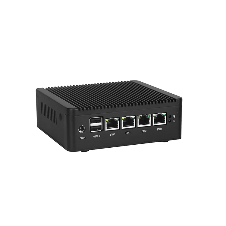 Дешевый J4125 Linux Pfsense 4 NIC Intel I225 2 5G гигабитное сетевое устройство безвентиляторный мини-ПК брандмауэр VPN шлюз мягкий маршрутизатор