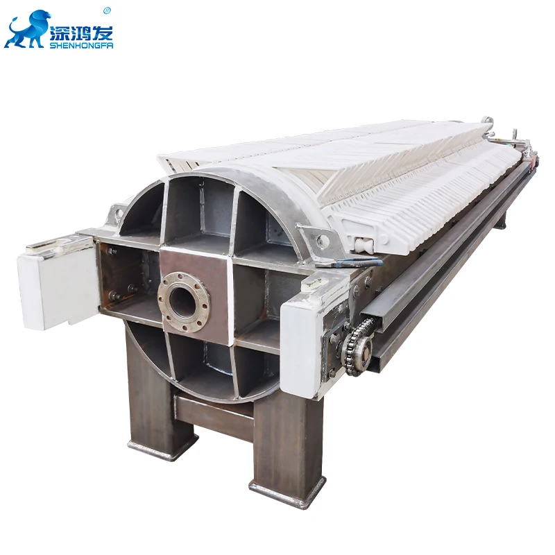 Kaolin/Ceramic Mud/Marble/Cutting Fluid High Fineness High Viscosity Material Circular High-Pressure Filter Press