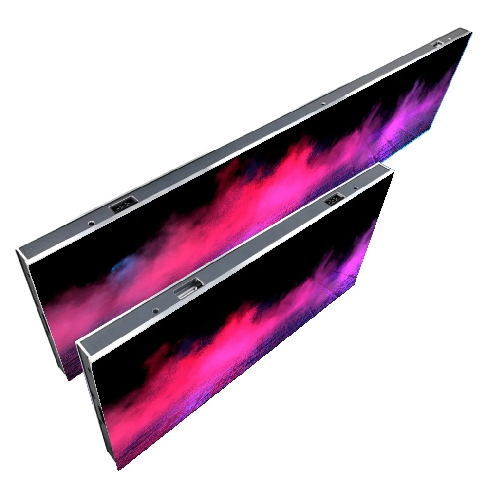 ultra slim indoor panel hd video huge big advertising led tv wall