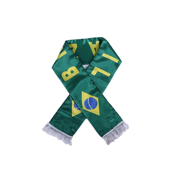 
Sports football club 2021 New customized 100% polyester scarf 