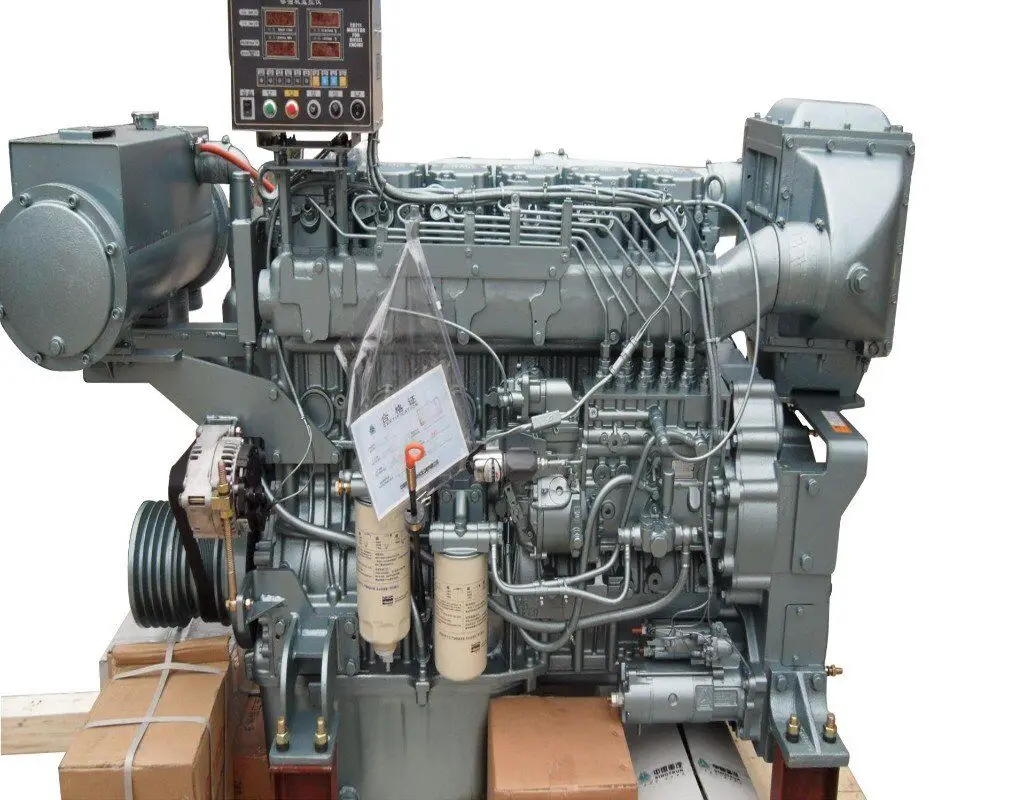 Морской двигатель Sinotruk D1242 серии ручной pdf морской 450HP 2100RMP бортовой дизельный