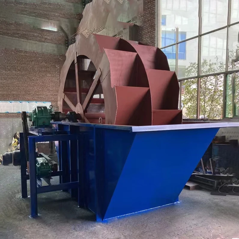 River Sand Screening Equipment Mobile Cleaning Station Wheel Sand Washer Machine