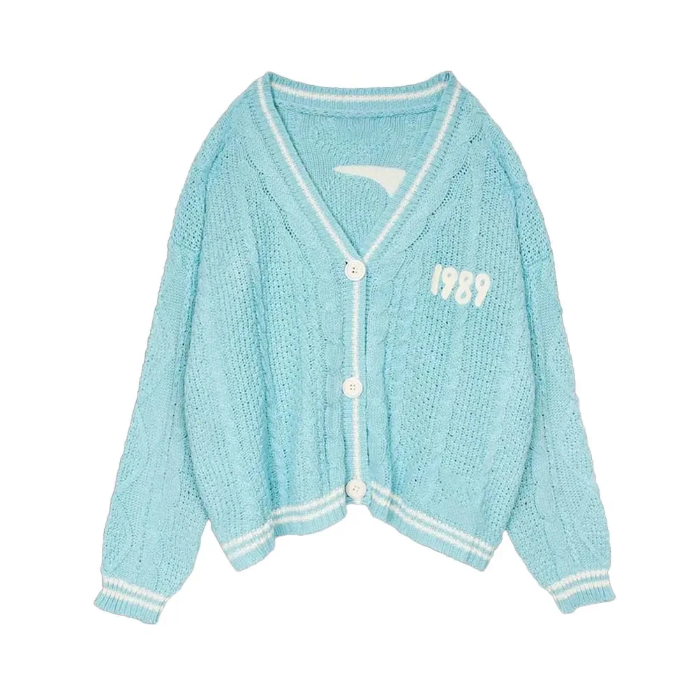 Cardigan women Knitted Casual cardigan taylor Ladies Fashion Knit Loose Women Cardigans Sweater