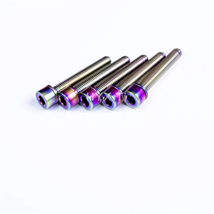 Hot Selling Metric Hex Flanged Titanium Socket Head Lid Bolts