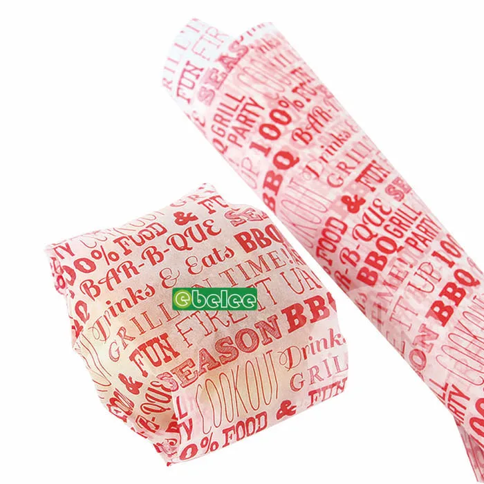 Бумажная упаковка для пищевых продуктов с принтом на