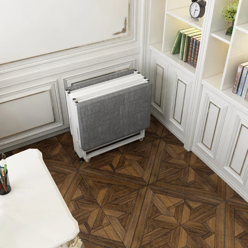 High Quality Metal Frame Folding Bed Extension Single Foldable Fabric Bed