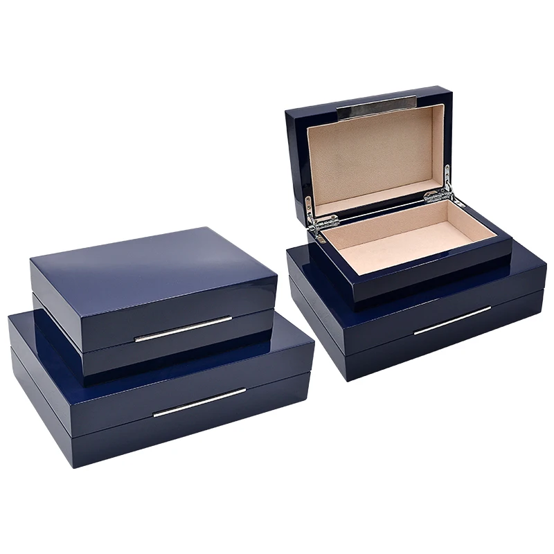 Girls Women Wood Jewellery Case for Ring Necklace Bracelet Gift Wooden Jewelry Storage Box