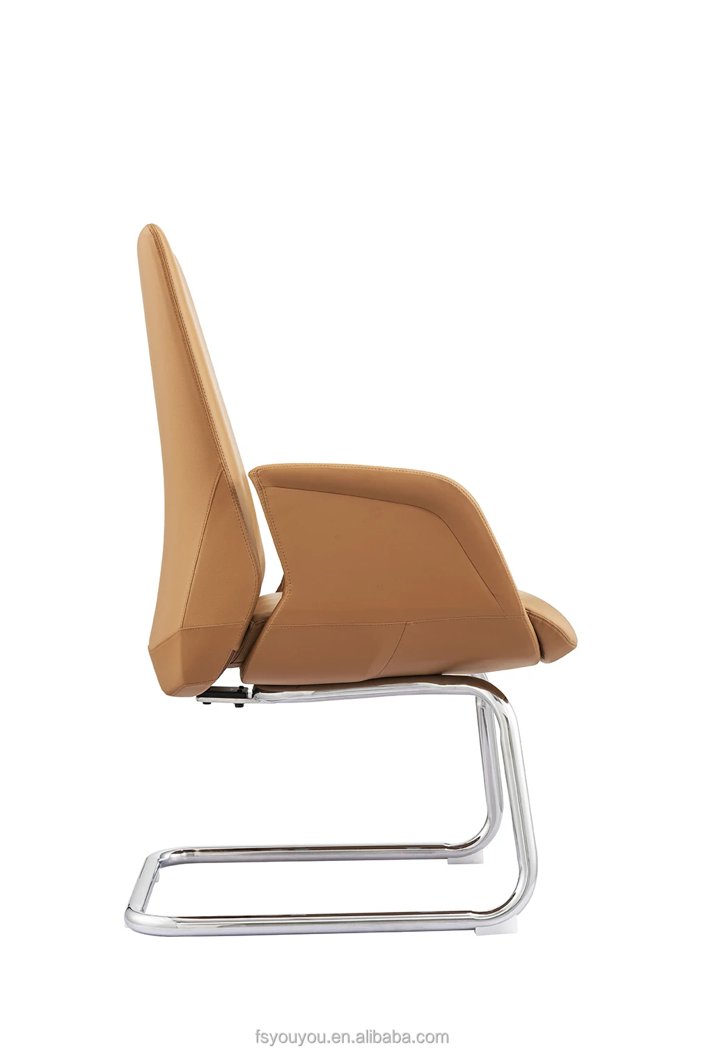 Luxury Middle Back Meeting Chairs Executive Room Visitor Chairs Pu Leather Office Conference Chairs