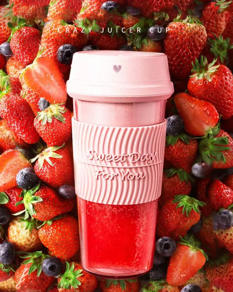 Plastic Container Material and Push Button Controls Type juicer blender