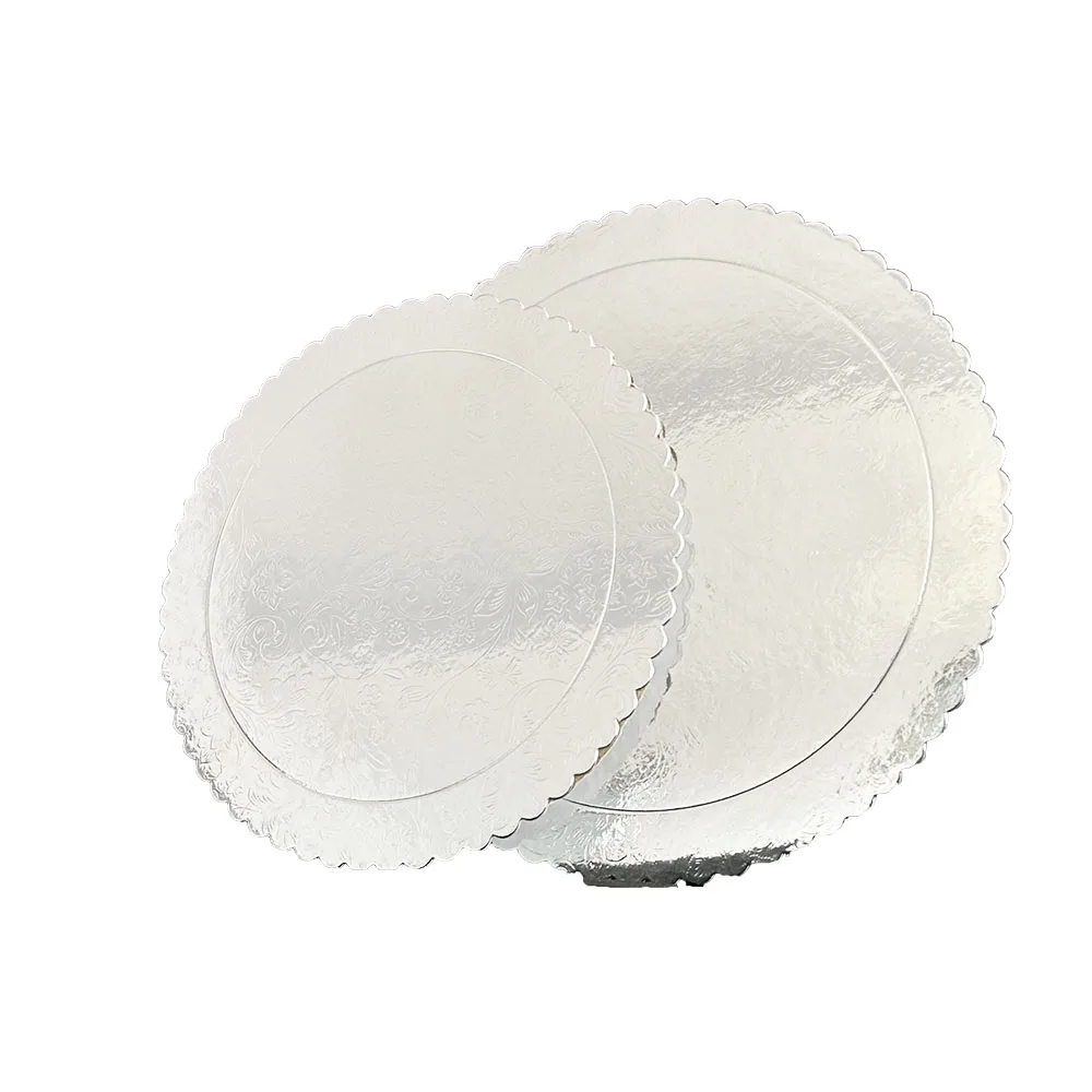 Professional Manufacturer Cake Board Plain Silver Cake Drum