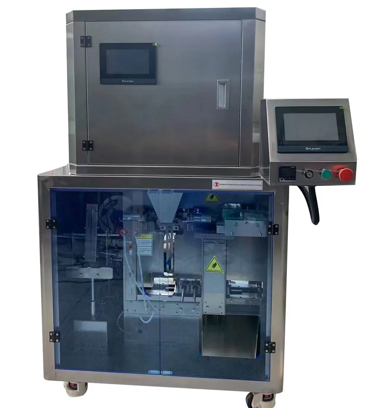 High Speed automatic auger filler zip lock stand up doybag powder filling hot seal packing machine