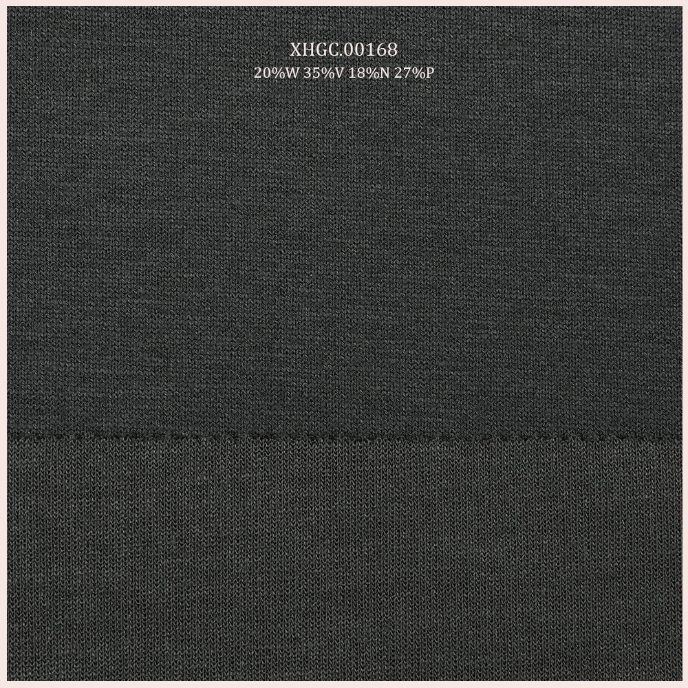 Natural Stretch Organic Sport Fabric Merino Wool Blend Knitted Fabric For Sportswear Sweater Sweatpants