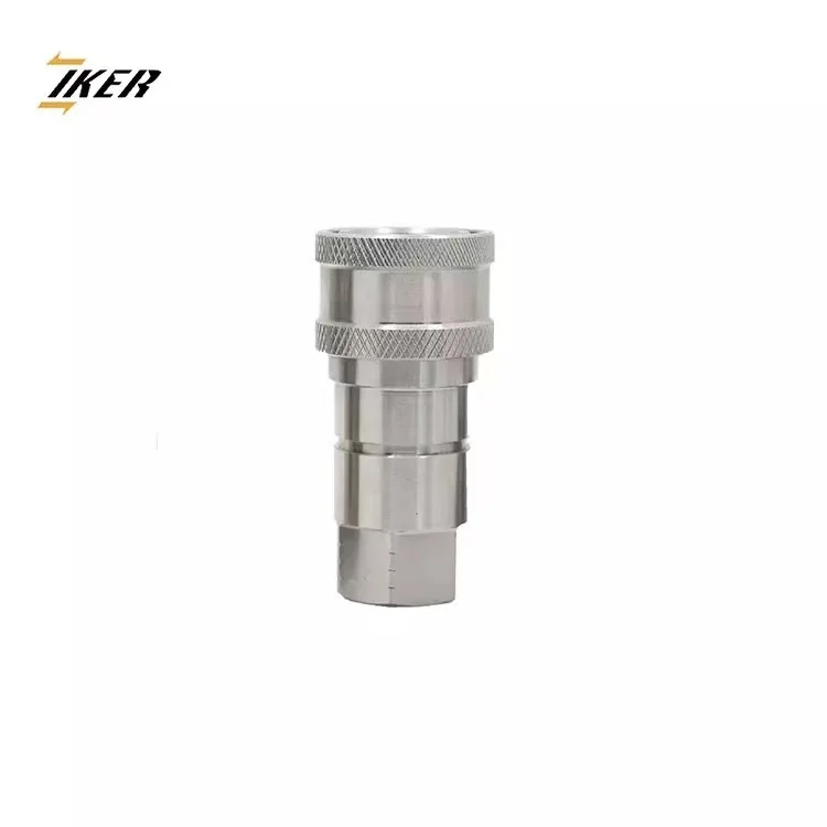 ISO7241-B BSP NPT 1/4' 1/2' High Performance SS 316 Female Hydraulic Quick Coupler
