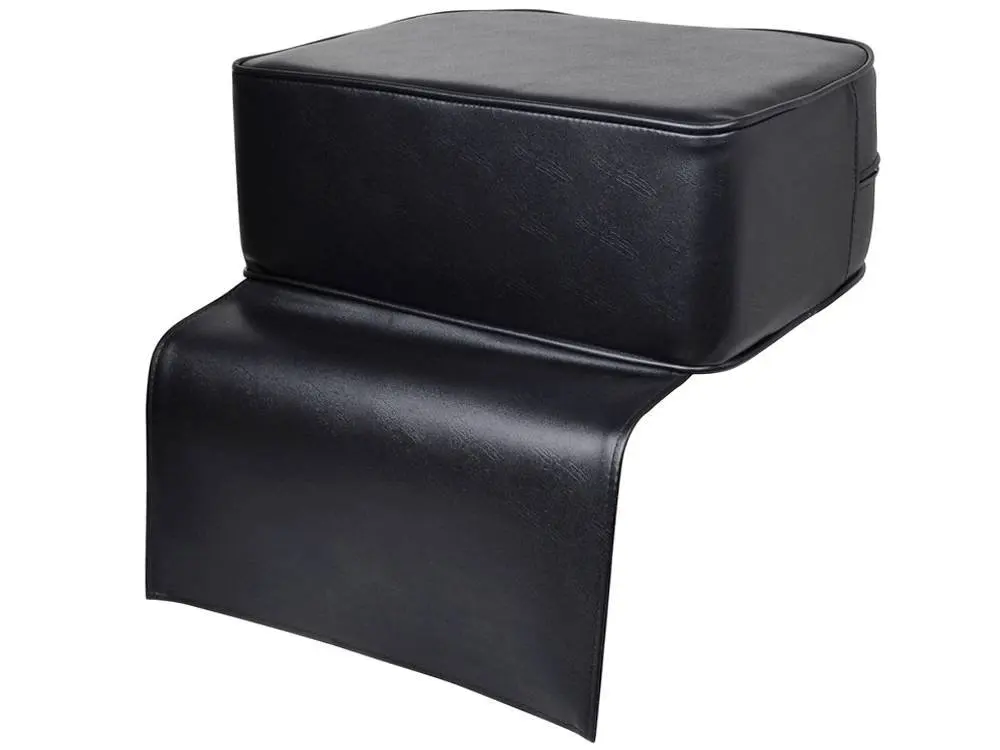 China Supplier Black Barber Beauty Salon Spa Equipment Styling Chair Child Booster Seat Cushion
