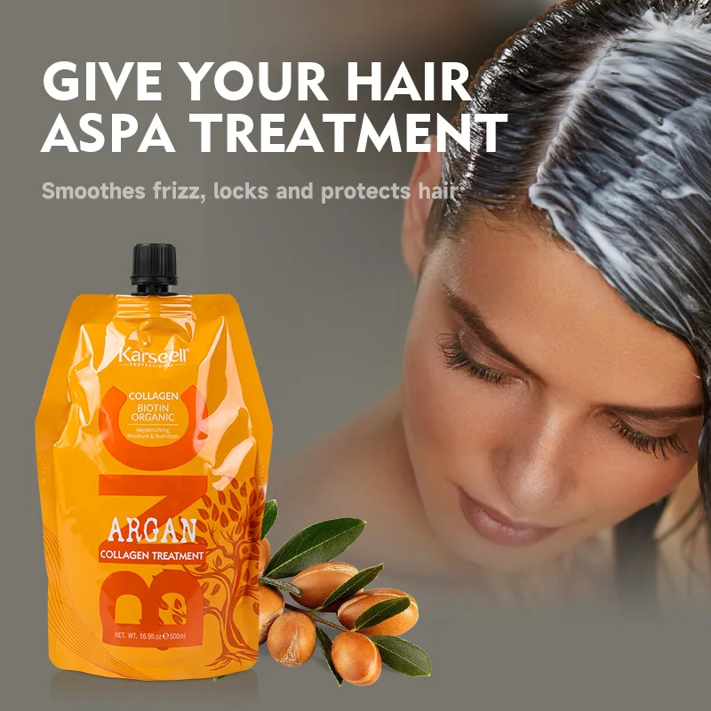 Karseell Hair Mask Hair Treatment Argan Oil Natural Organic Deep Moist Cream Color Keratin Collagen Hair Mask