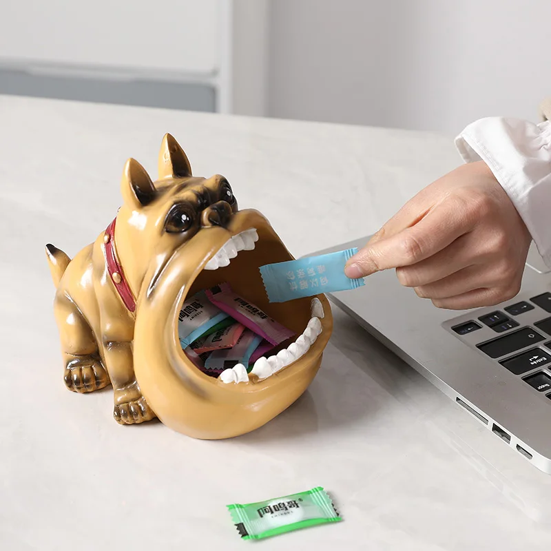 Design Dog Ashtray Hot Sale Colorful Simple Smoking Resin Ashtray