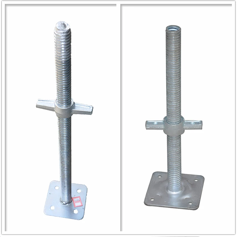 
solid base jack screw for building adjustable scaffolding jack base carbon steel jack base 