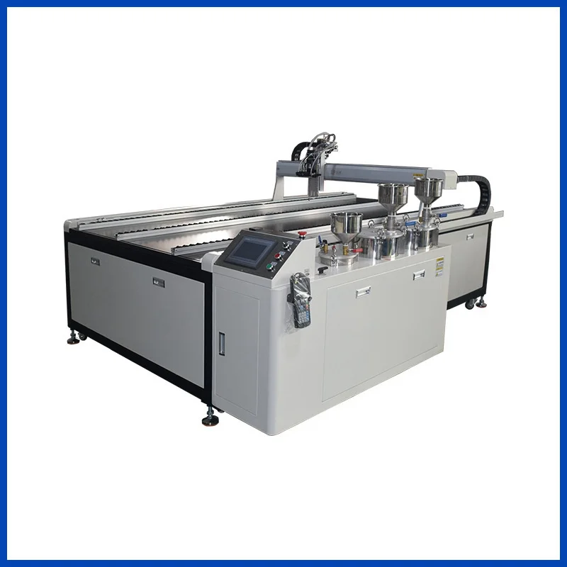 Large scale fully automatic glue dispensing machine equipment gear pump dual head and dual component AB glue dispensing machine