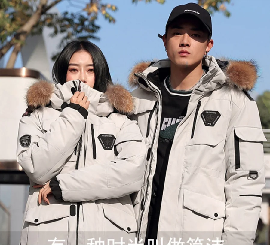 2021 утиный пух Dongdaemun для мужчин и женщин, средней длины, утолщенный, выше колена