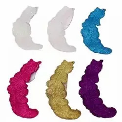 Design Christmas Feather Pendant Plastic Decorative Hanging Ornaments for Home and Party Decoration Xmas Clip Shape