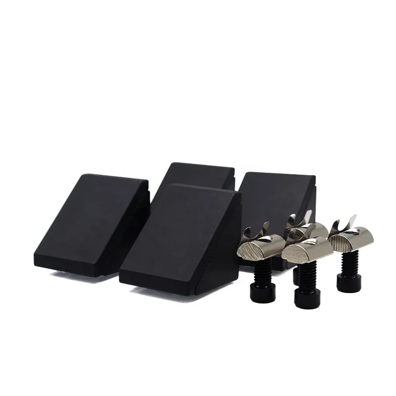 Racing Simulator Assembly Monitor Stand Fastener Triple Screen Bracket Angle Connecting Plate Triangular Shaped Fixed Connector