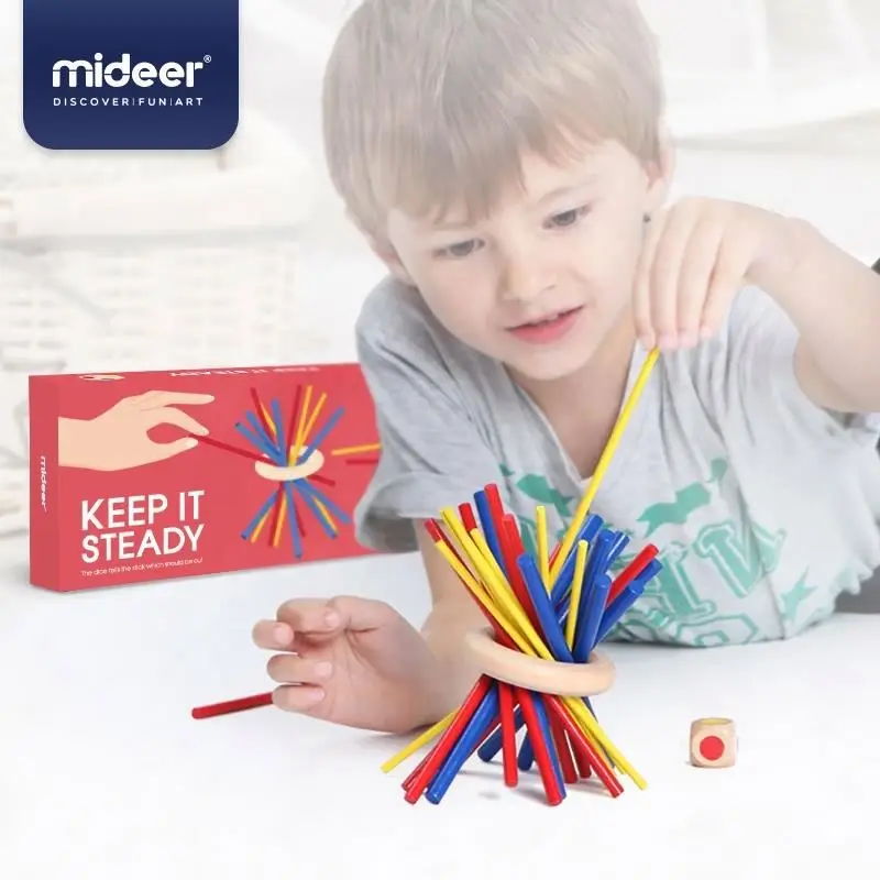 MIDEER KEEP IT STEADY BALANCE GAME Classic Wooden Toys for Kids Interactive Party Play Children Gift MD0068