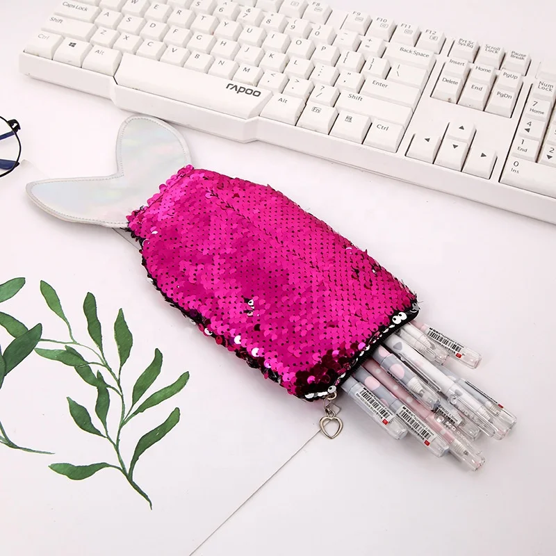 Пенал с блестками Русалочки