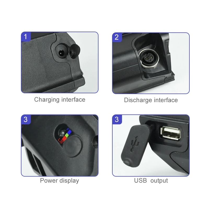 Downtube 48 52 Volt 52V Electric Cycle Hidden PLUS 13Ah 30Ah 21Ah 1500W 1000W 20Ah 36V 48V E Bike Reention Dorado Ebike Battery