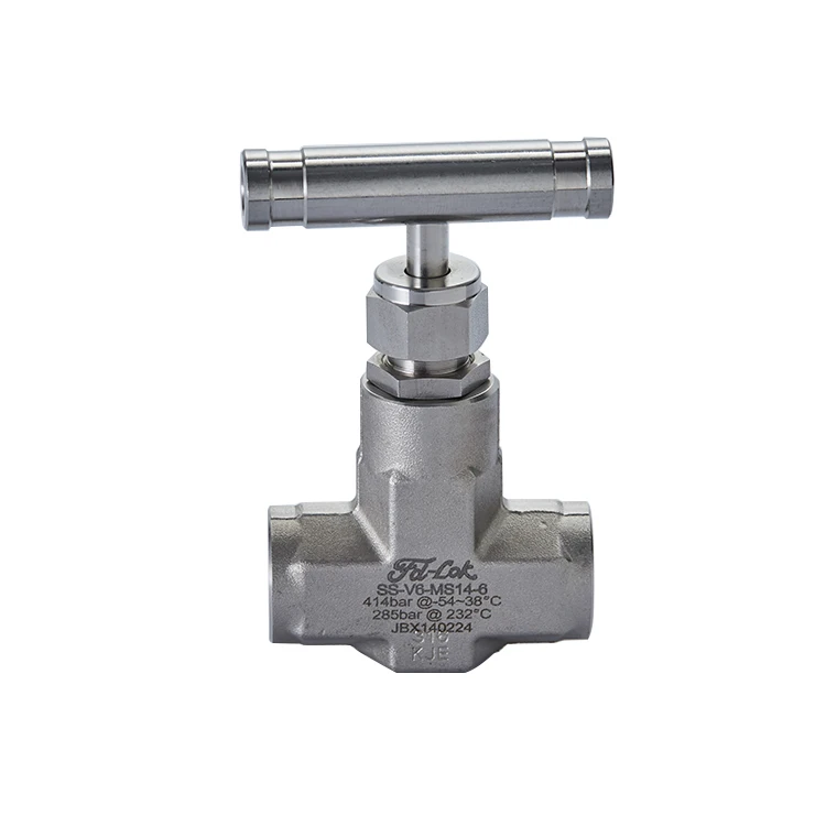 Нержавеющая сталь parker клапан M14 * 1 5 сварной шов 6000PSI ss кованый регулятор потока игольчатый
