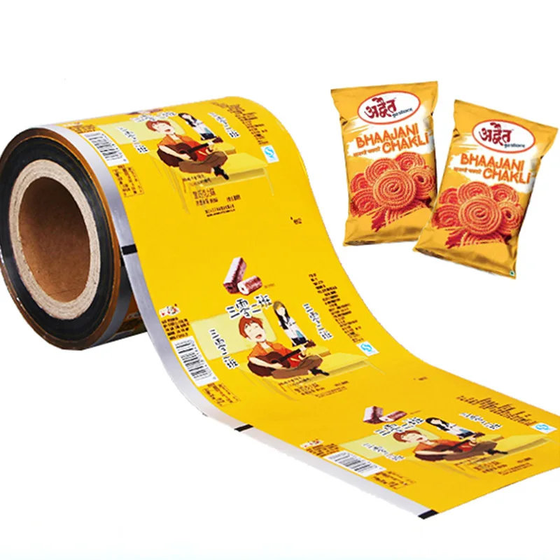 Packaging supplier Custom printed  food aluminum barrier Packaging plastic film transparent pet film in roll