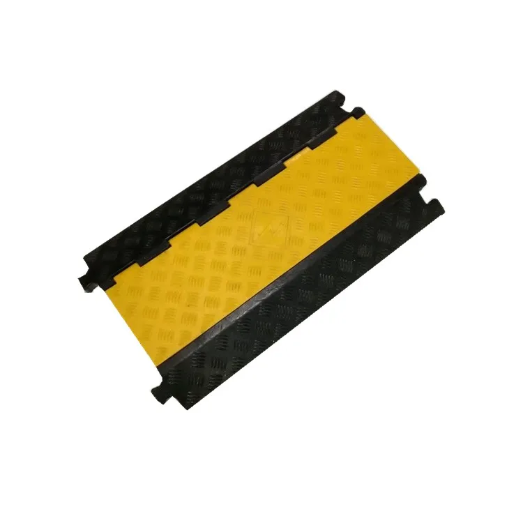 HONGQIAO 1 2 3 5  Channel Speed Humpers Cable Protector Plastic Ramp Heavy Duty Cable
