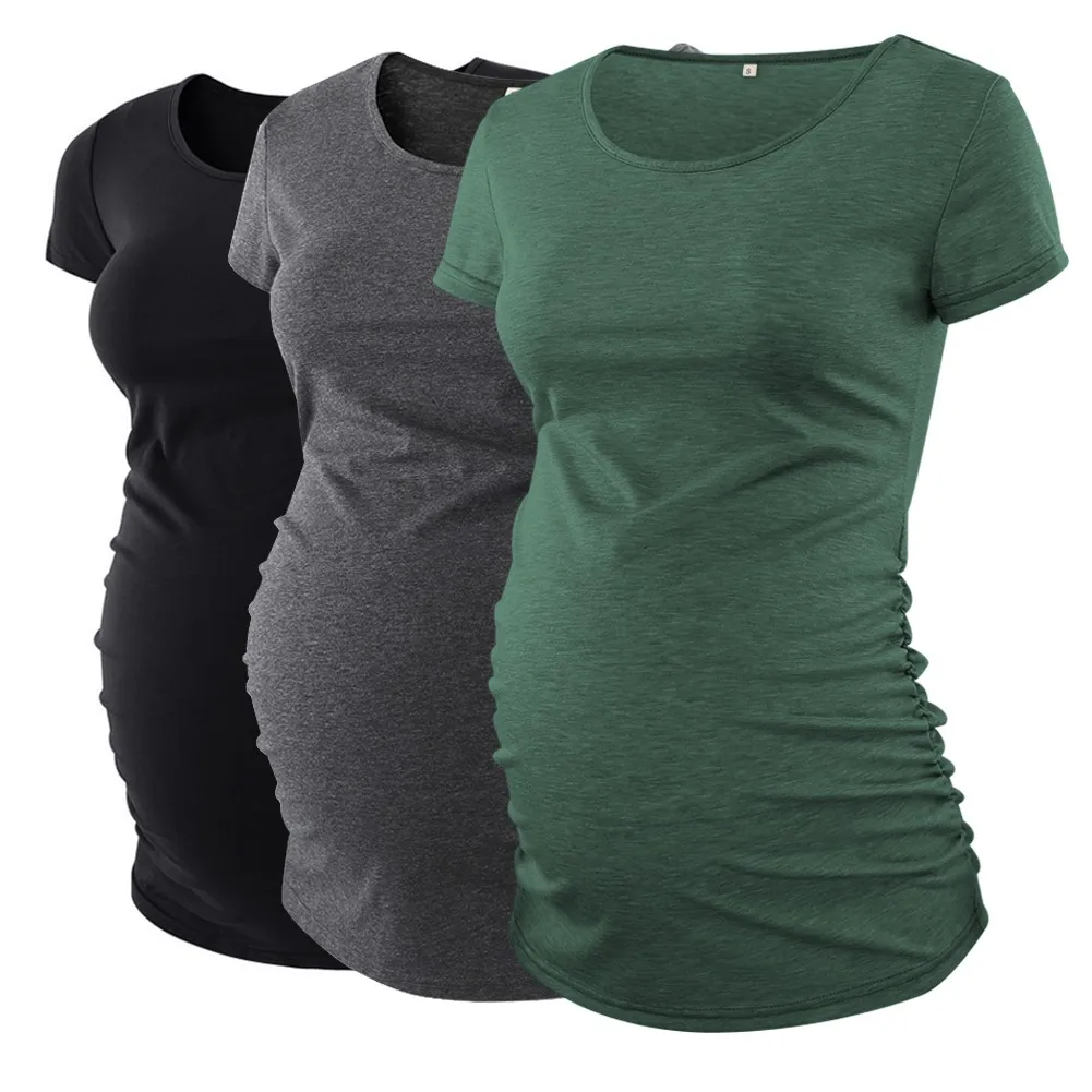 Wholesale Short Sleeve Casual Comfortable Sexy Maternity Top