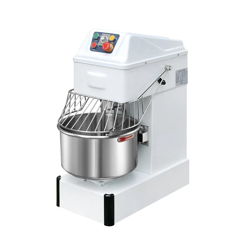 Commercial electric kneading dough mixing spiral mixer 10l 20 litre 30l bread food bakery flour dough mixer