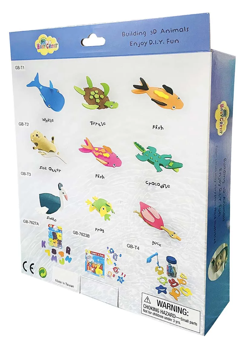 Wholesale Excellent Safe Durable 3D Animal Bath Toys New Building for Baby Swimming Pool Accessories Export Ready