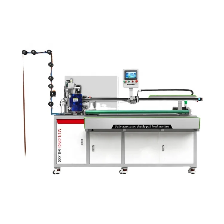 Automatic Single Double Threading Cutting Zipper Machine Zipper Machine Threading Zipper Machine