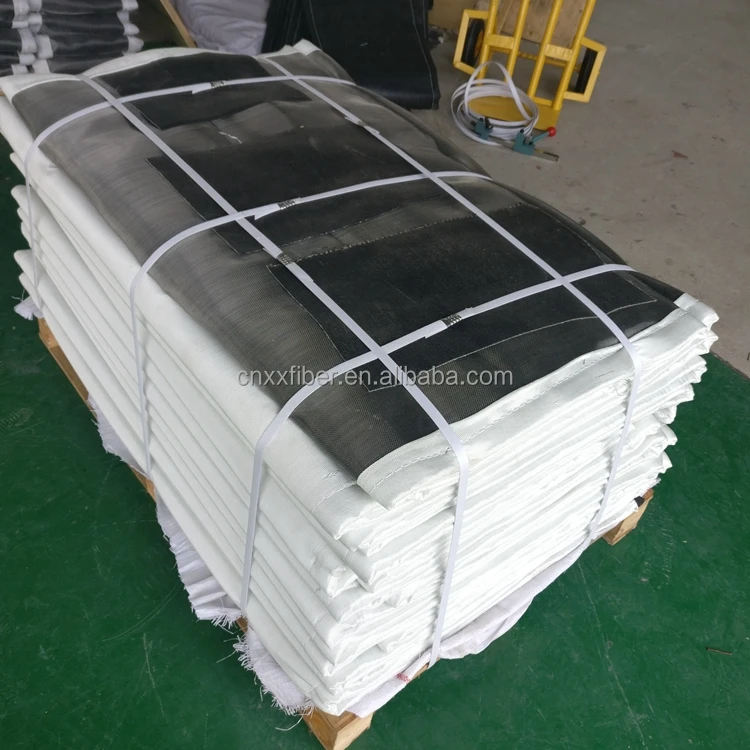 Non-metallic Expansion Joints Boiler Flue Glass Fiber Fabric using at 1200 Celsius degree