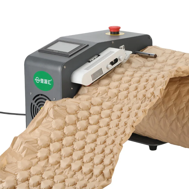 Biodegradable E-Commerce Protection Kraft Paper Air Bubble Film Inflatable Cushion Packing Paper Air Bubble Paper