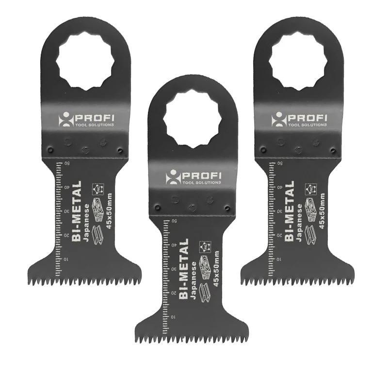 High Quality Oscillating Blade Multi Tool BIM Oscillating Multi Tool Saw Blades Japanese Tooth Multi Tool Blades For Hardwood