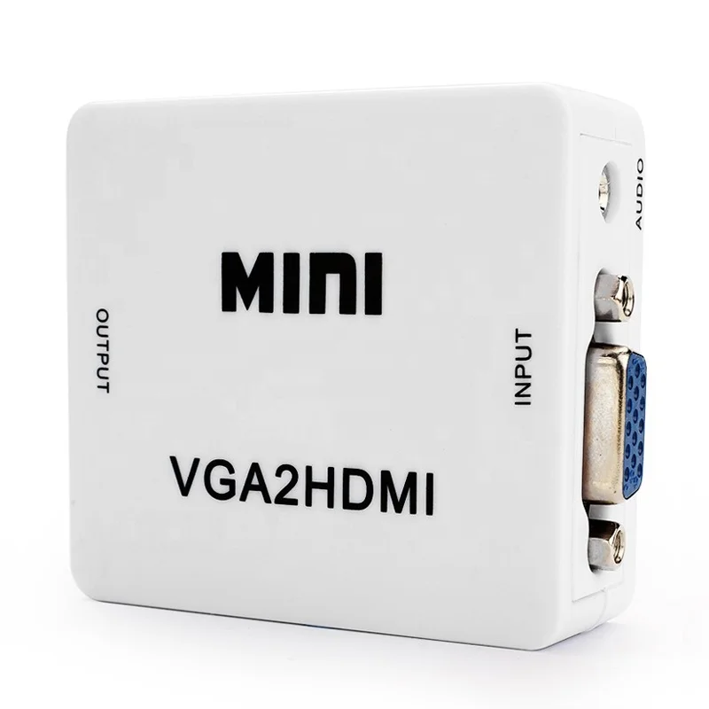  Переходник Xput Mini VGA-HDMI Female 1080P с аудио для