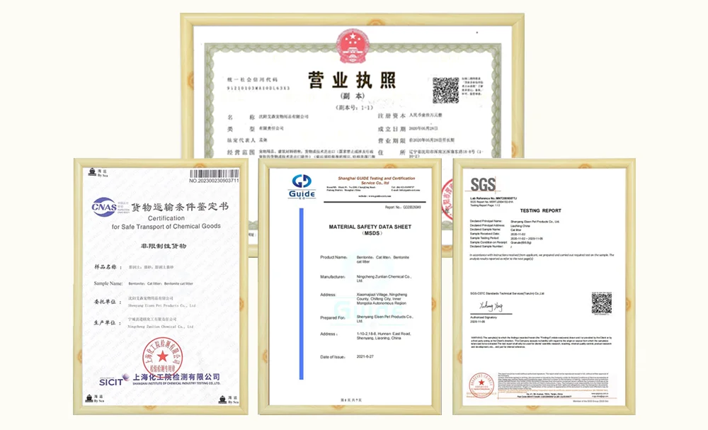 Cat Accessories manufacturer OEM 10L Cat Litter Quickly Clumping Odor Control Bentonite Cat Litter For Pets