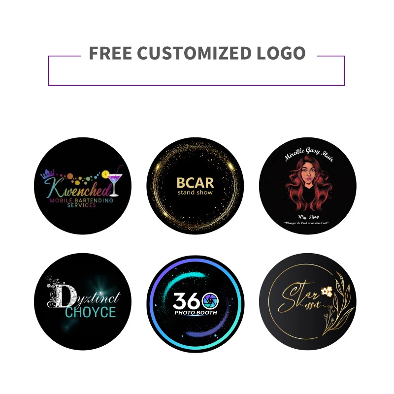 Spinning Photobooth 360 Degree Selfie Wedding Photo Booth Palataforma 360 Fotos Rotating Automatic Slow Motion 360 Photo Stand