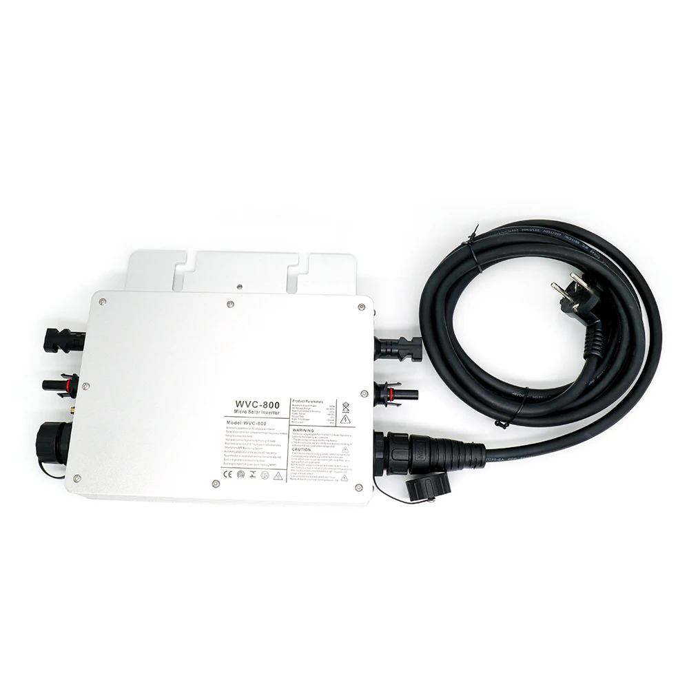 WIFI  Solar Microinverters Grid-Connected Inverter 800W MPPT Solar Micro Inverter Adapt To 600w PV Module