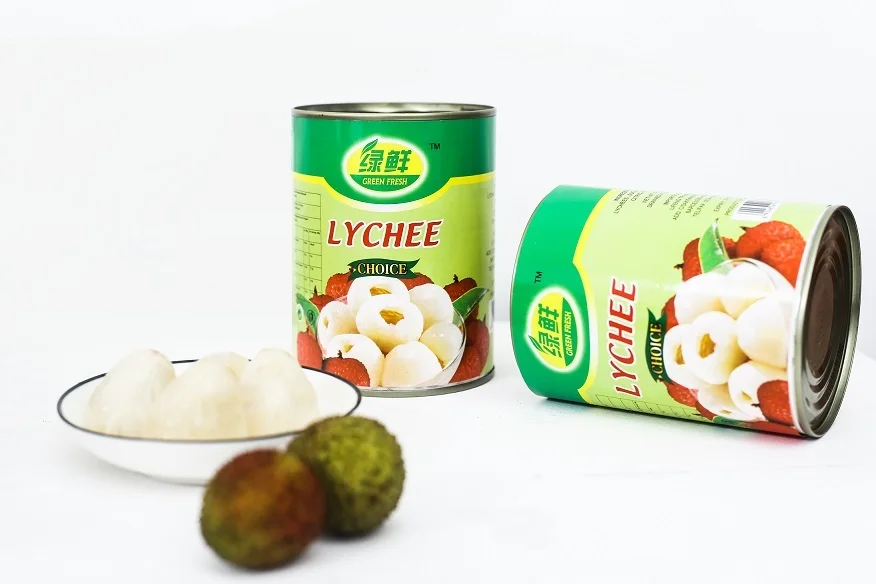 Chinese  supplier new season  factory supplier in tin package  canned fruit canned lychee / lichee whole in syrup